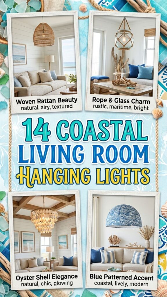 1. 14 Coastal Hanging Lights for a Breezy, Beachy Living Room Vibe
