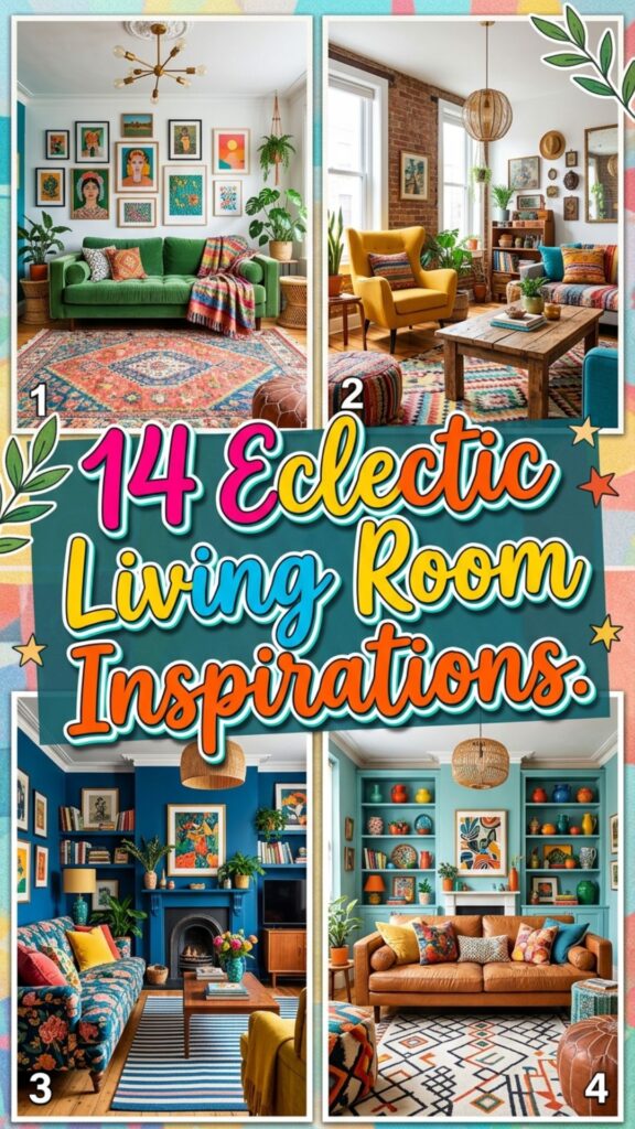 1. 14 Eclectic Living Room Inspirations to Showcase Your Personality
