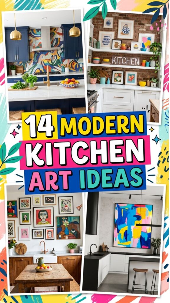 1. 14 Modern Kitchen Art Ideas for a Sleek and Stylish Look