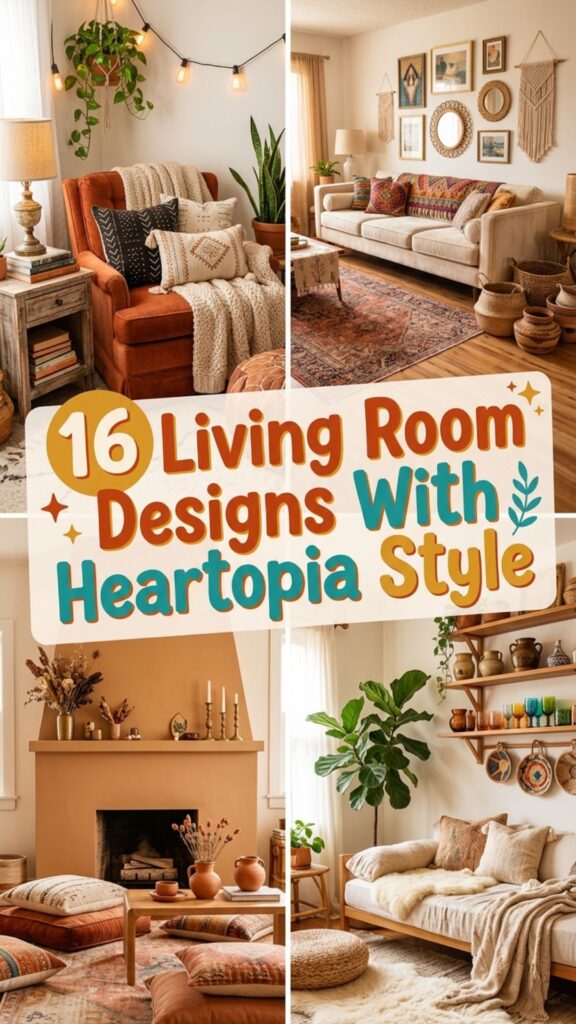 1. 16 Modern Living Room Designs That Redefine Heartopia Style