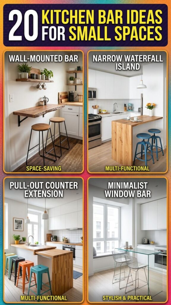 1. 20 Creative Kitchen Bar Ideas for Small Spaces