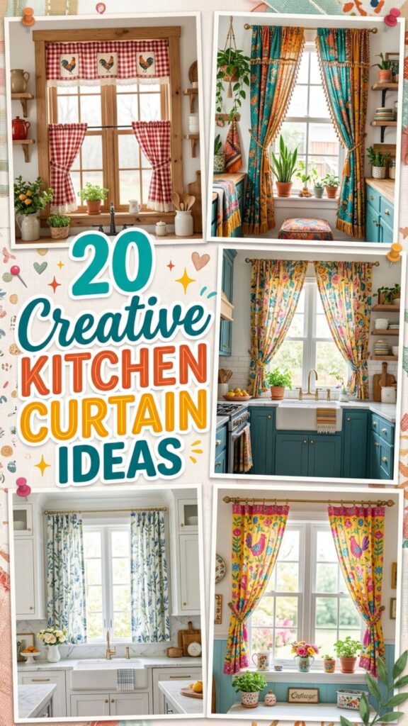 1. 20 Creative Kitchen Curtain Ideas for a Cozy Look