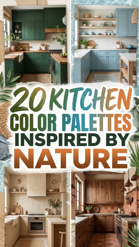 1. 20 Earthy Kitchen Color Palettes Inspired by Nature