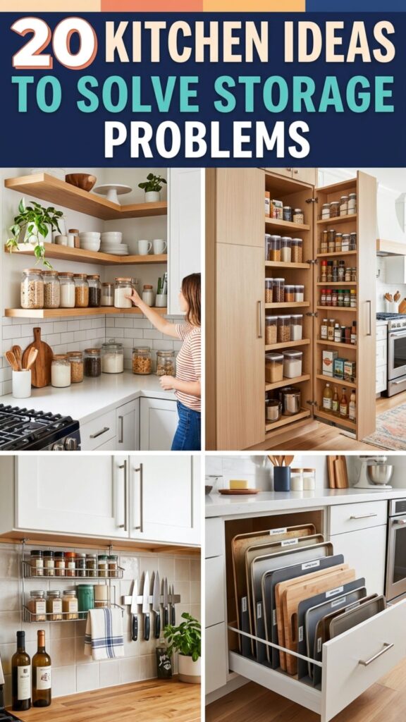 1. 20 Kitchen Corner Ideas That Solve Storage Problems