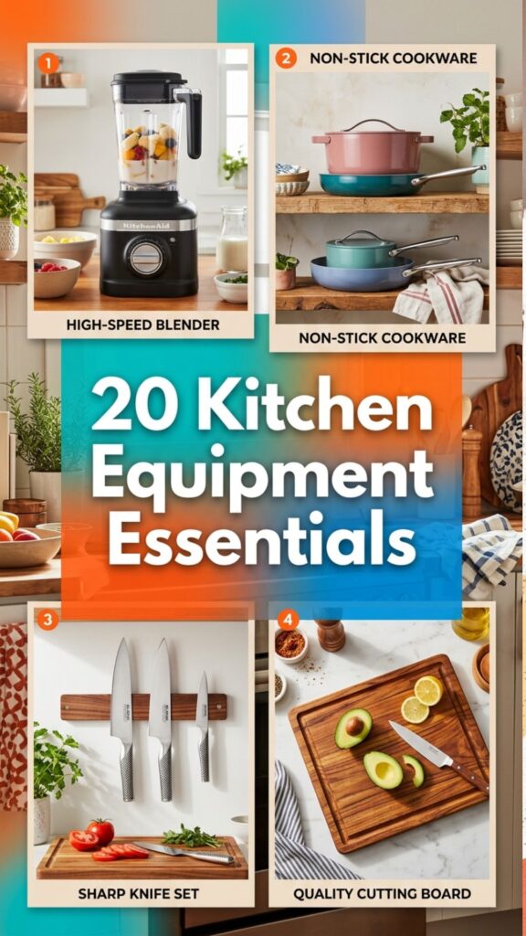 1. 20 Kitchen Equipment Essentials for a Modern Kitchen