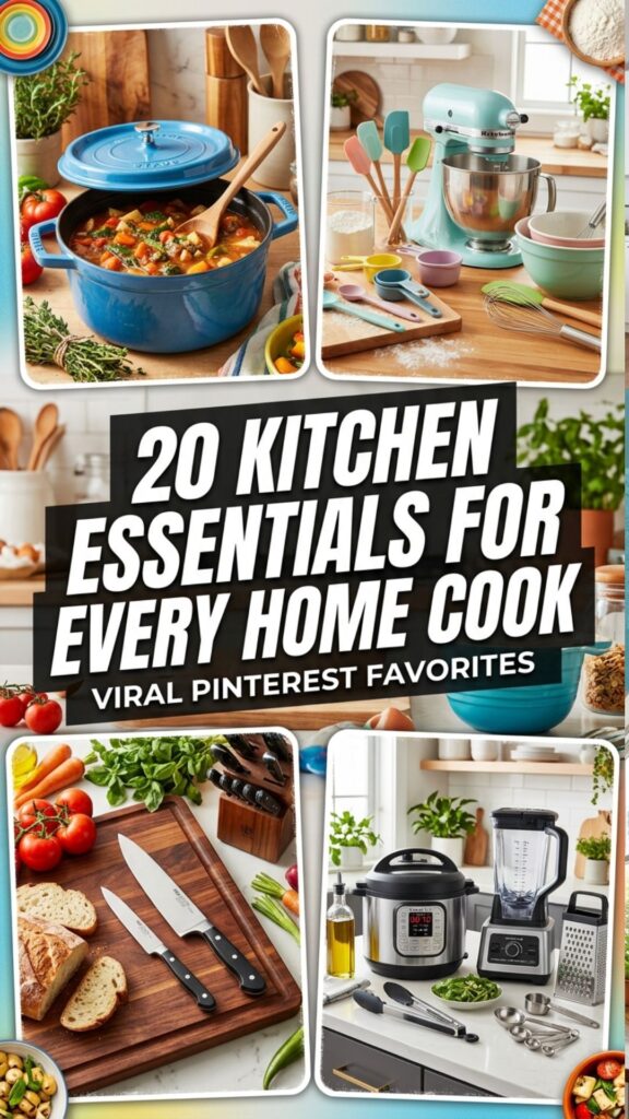 1. 20 Kitchen Essentials Every Home Cook Actually Needs