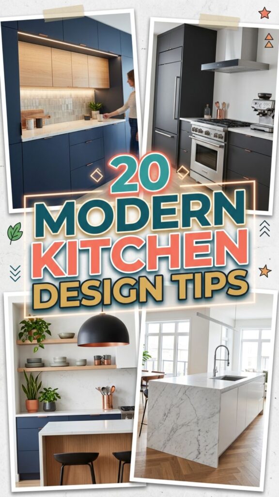 1. 20 Modern Kitchen Design Tips for a Sleek Space