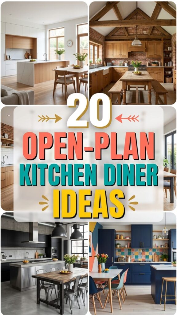 1. 20 Open-Plan Kitchen Diner Ideas for Seamless Living
