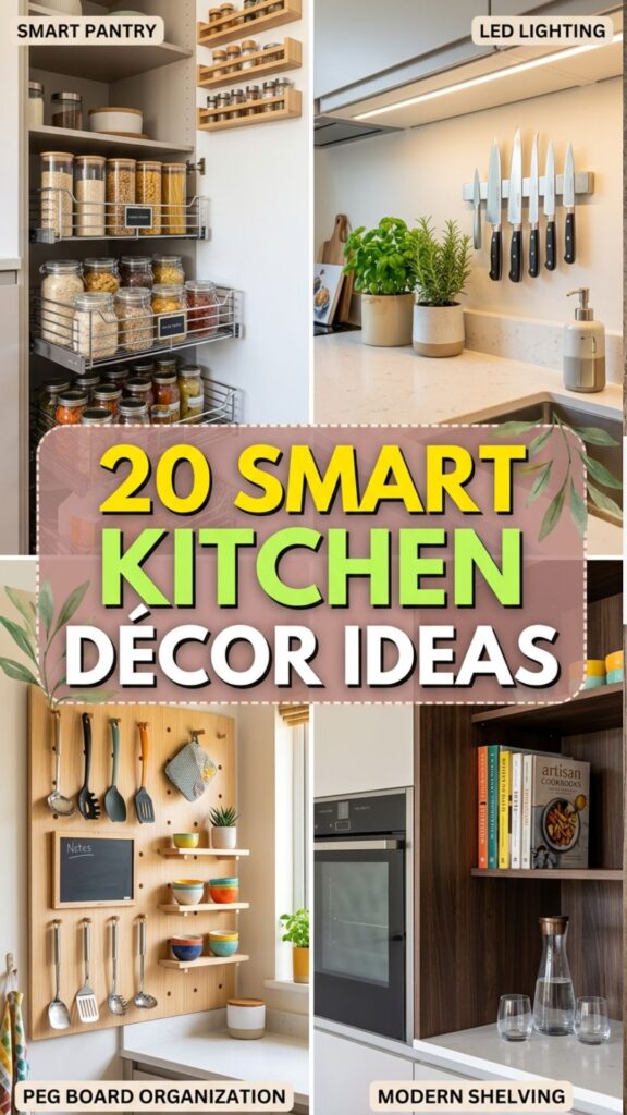 1. 20 Smart Kitchen Décor Ideas for a High-Tech Space
