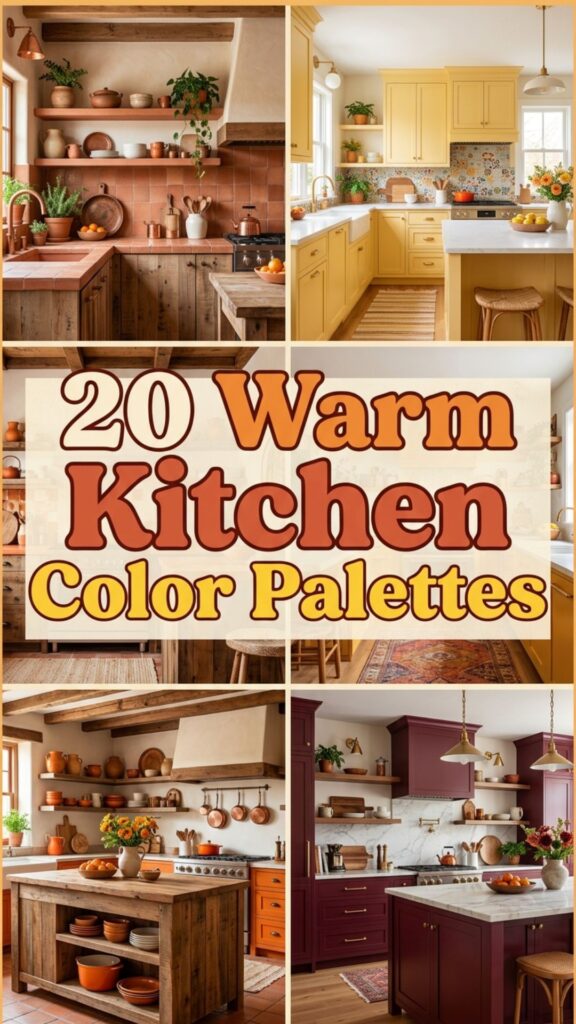 1. 20 Warm Kitchen Color Palettes for a Cozy Feel