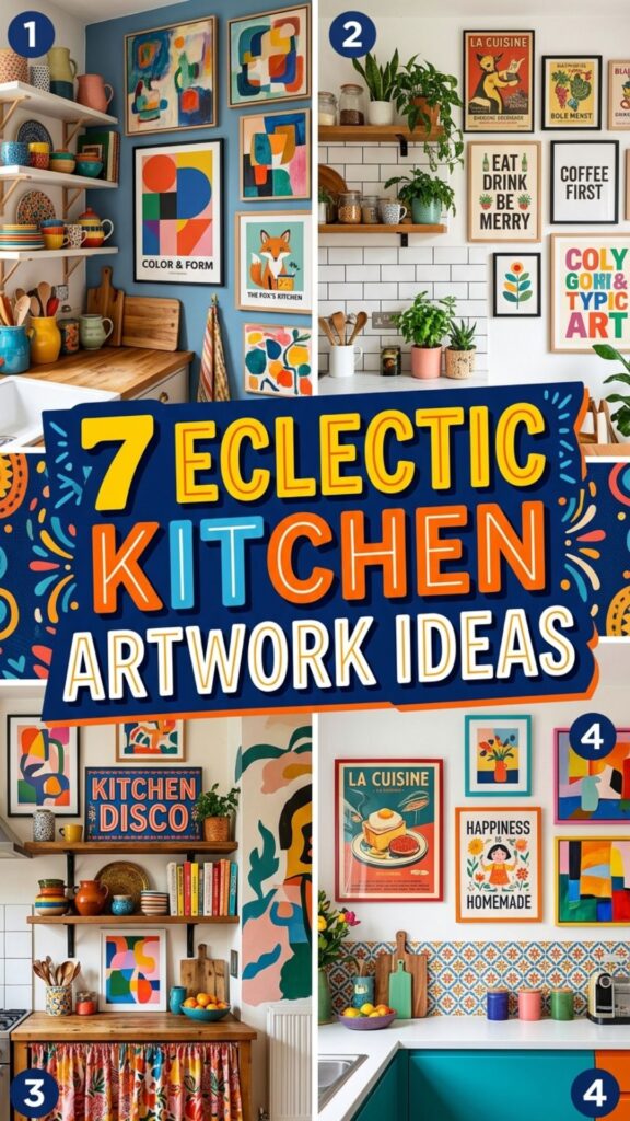1. 7 Eclectic Kitchen Artwork Ideas to Showcase Your Unique Style