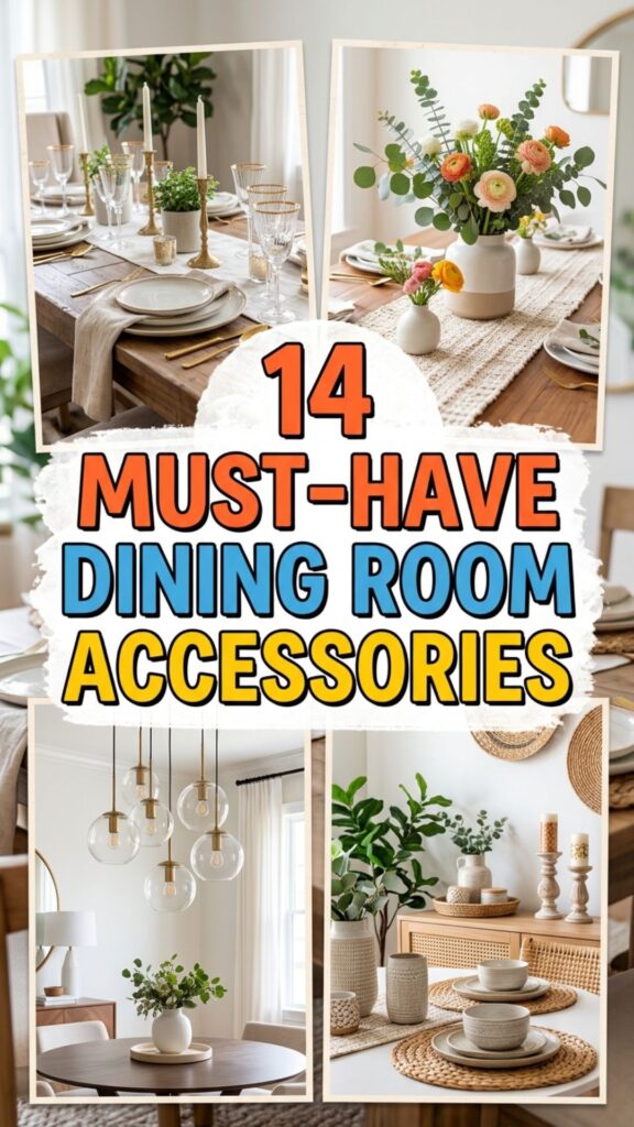1. 14 Must-Have Accessories for Your Dining Room Console