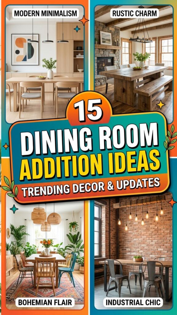 1. 15 Dining Room Addition Ideas for Small and Large Homes