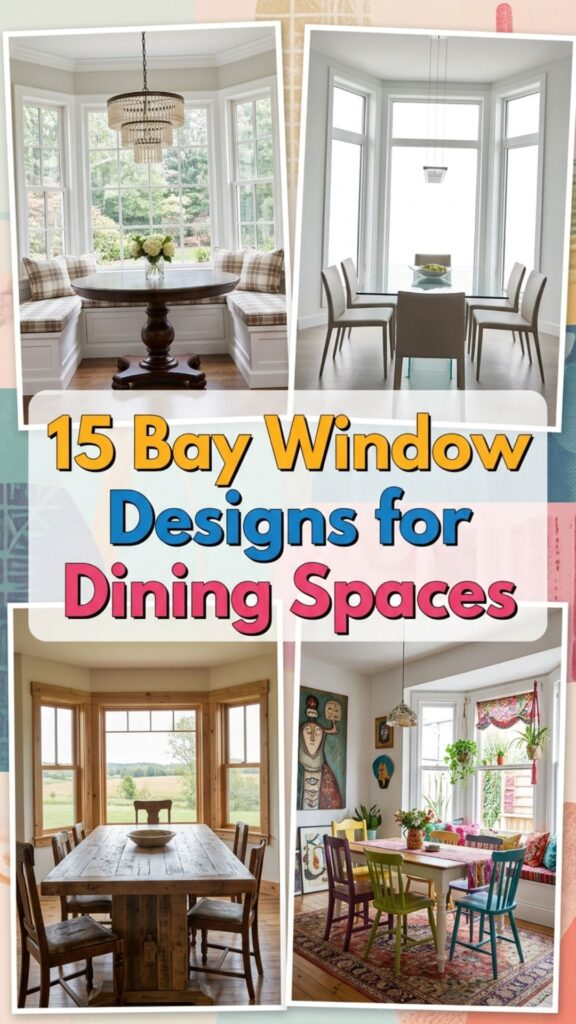 1. 15 Elegant Bay Window Designs for Dining Spaces