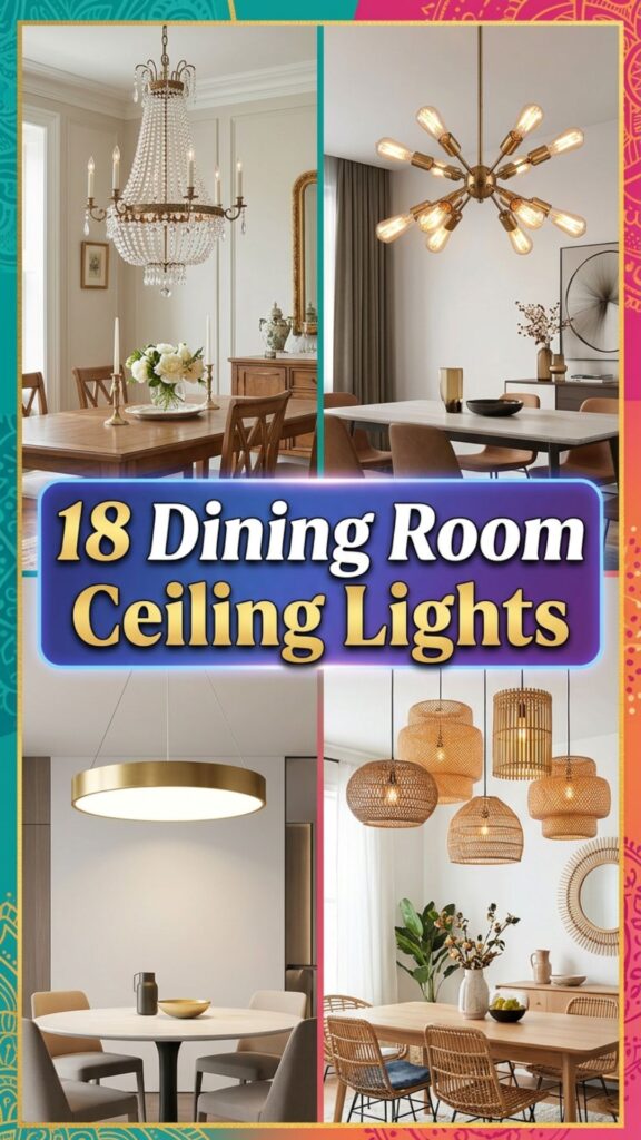 1. 18 Dining Room Ceiling Lights Perfect for Cozy Dinner Parties