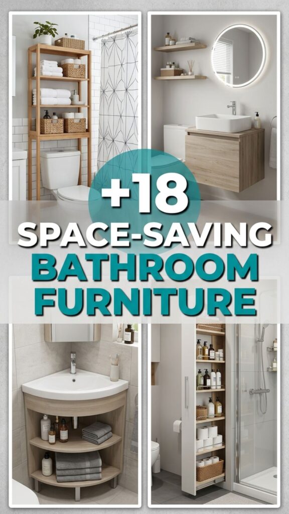 1. 18 Space-Saving Bathroom Furniture Ideas for Compact Homes