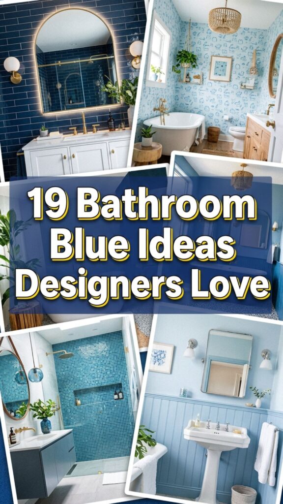 1. 19 Bathroom Blue Ideas Designers Love for a Timeless Look