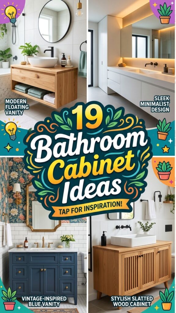 1. 19 Bathroom Cabinet Ideas for Better Storage and Style