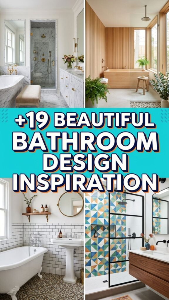 1. 19 Beautiful Bathroom Design Inspiration Ideas to Copy
