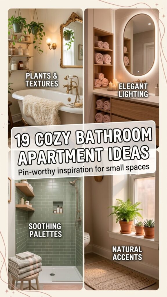 1. 19 Cozy Bathroom Apartment Ideas for Small Homes