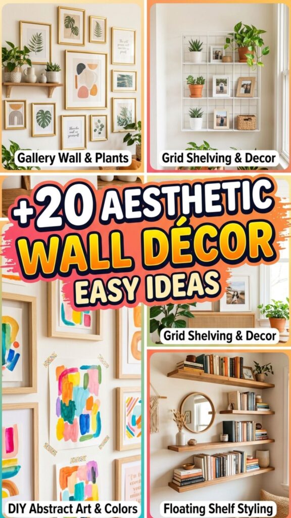 1. 20 Aesthetic Wall Décor Easy Ideas for Instagram-Worthy Rooms