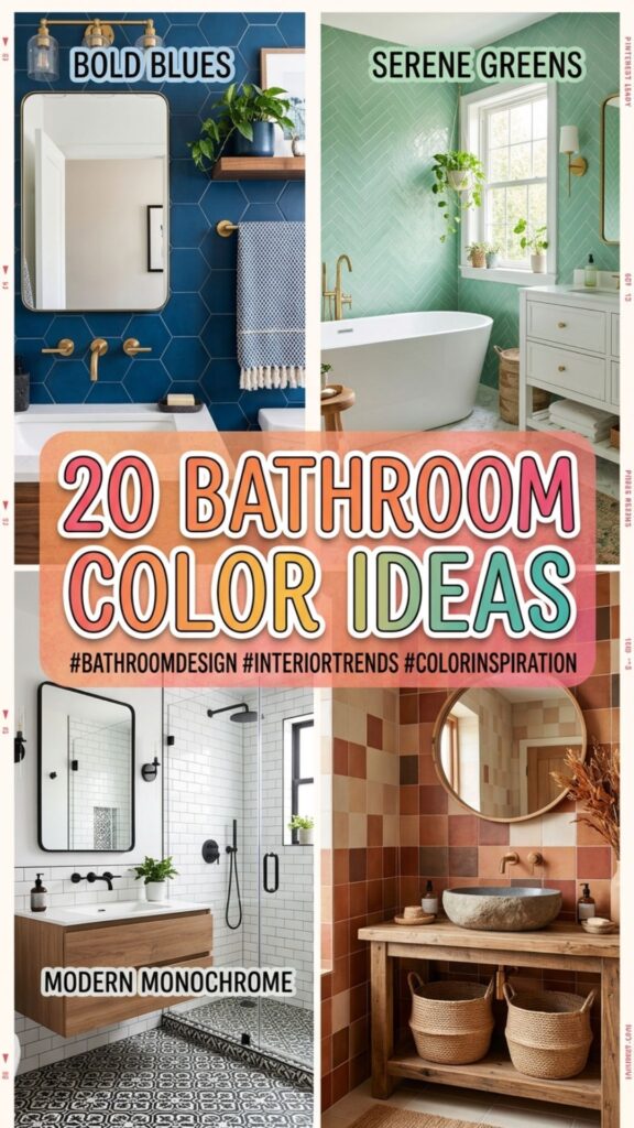 1. 20 Bathroom Color Ideas That Make Any Space Feel Fresh