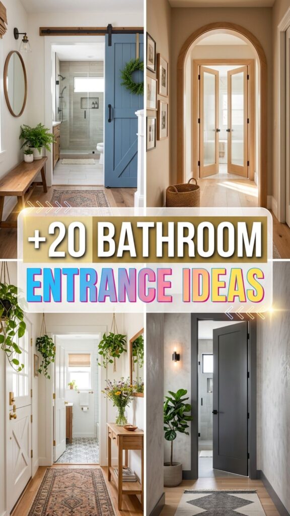 1. 20 Bathroom Entrance Ideas for a Luxury Home Feel
