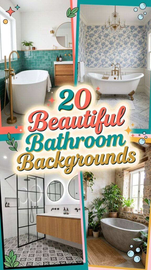 1. 20 Beautiful Bathroom Background Ideas for Modern Homes