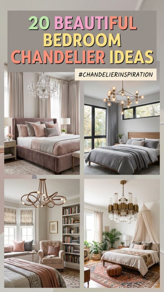 1. 20 Beautiful Bedroom Chandelier Ideas for Every Interior Style