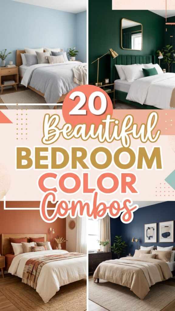 1. 20 Beautiful Bedroom Color Combinations for a Modern Look