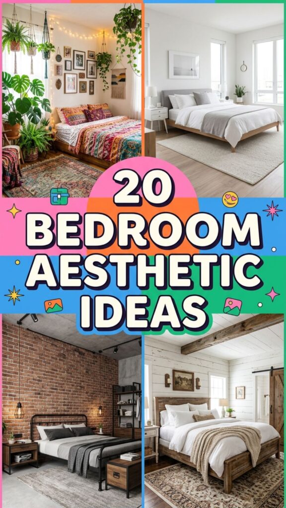 1. 20 Bedroom Aesthetic Ideas for a Dreamy Room Makeover