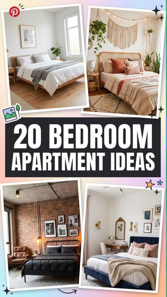 1. 20 Bedroom Apartment Ideas for a Cozy and Stylish Space