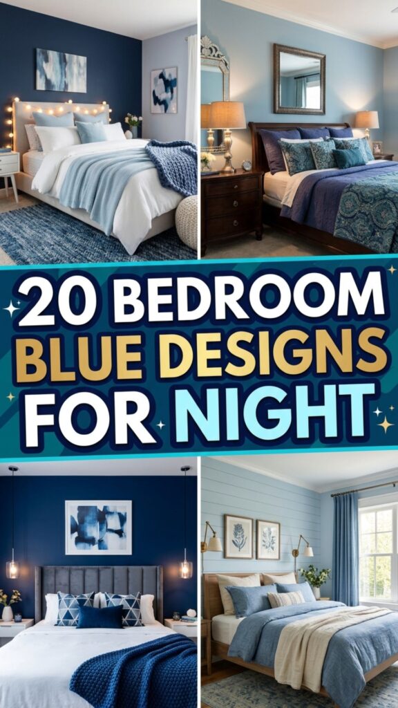 1. 20 Bedroom Blue Designs for a Peaceful Night’s Sleep