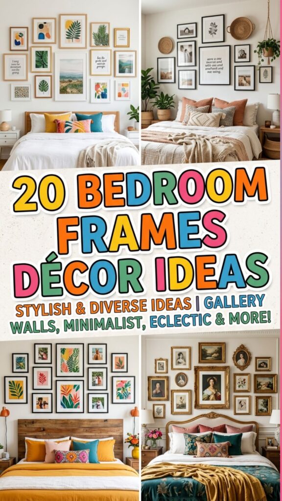 1. 20 Bedroom Frames Décor Ideas to Upgrade Your Sleep Space