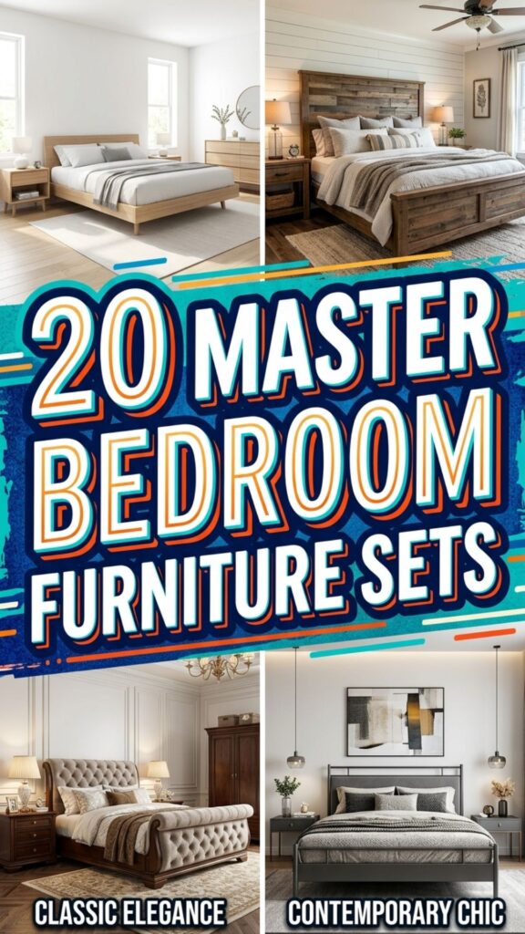 1. 20 Bedroom Furniture Sets Perfect for Master Bedrooms