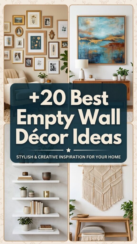 1. 20 Best Empty Wall Décor Ideas for Every Room