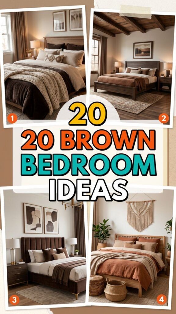 1. 20 Brown Bedroom Ideas for a Warm and Cozy Look
