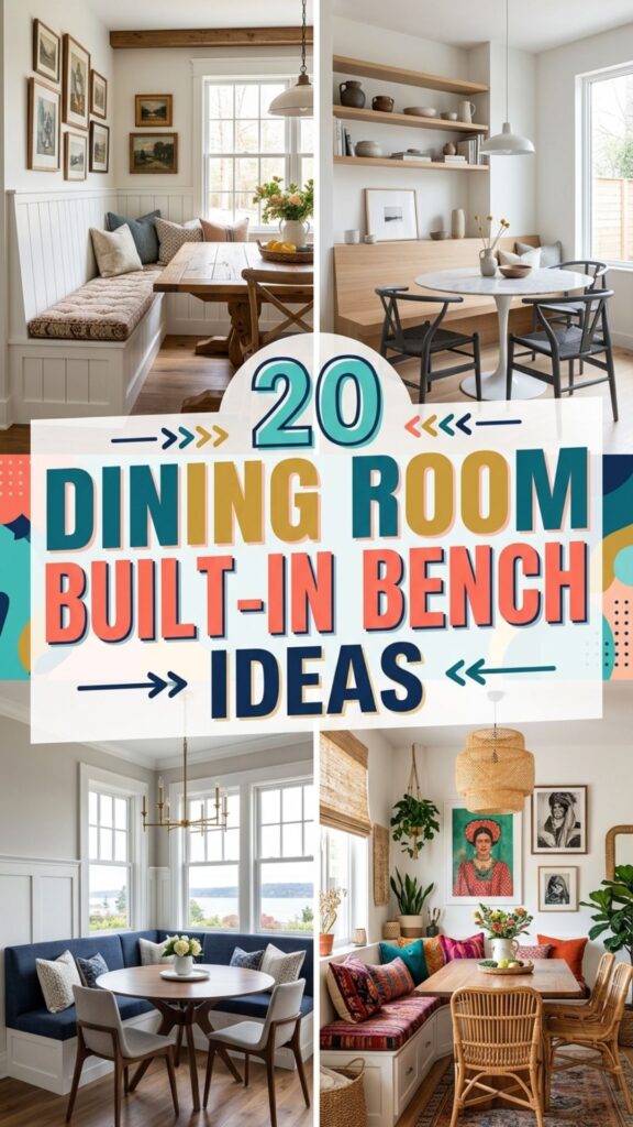 1. 20 Cozy Dining Room Built In Bench Ideas You’ll Love