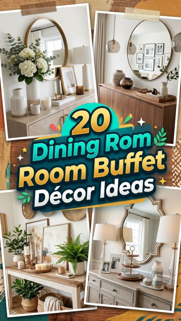 1. 20 Dining Room Buffet Décor Ideas That Look Expensive