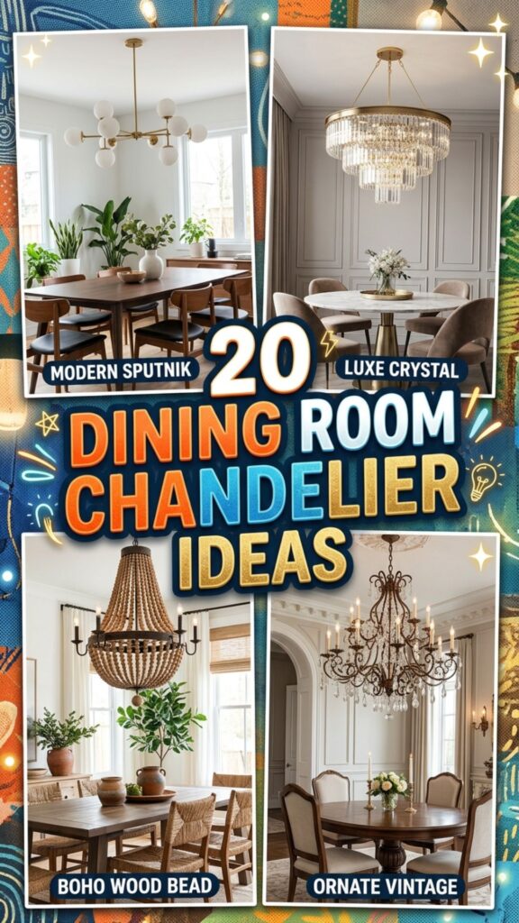 1. 20 Dining Room Chandelier Ideas to Make Your Table Shine