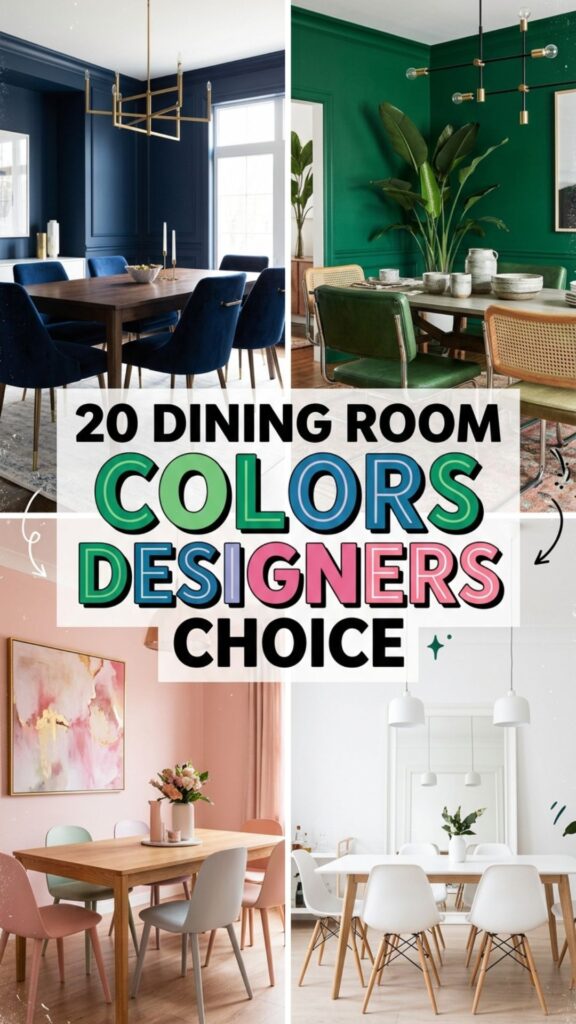 1. 20 Dining Room Colors Designers Always Recommend