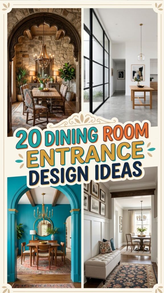1. 20 Dining Room Entrance Design Ideas to Upgrade Your Space