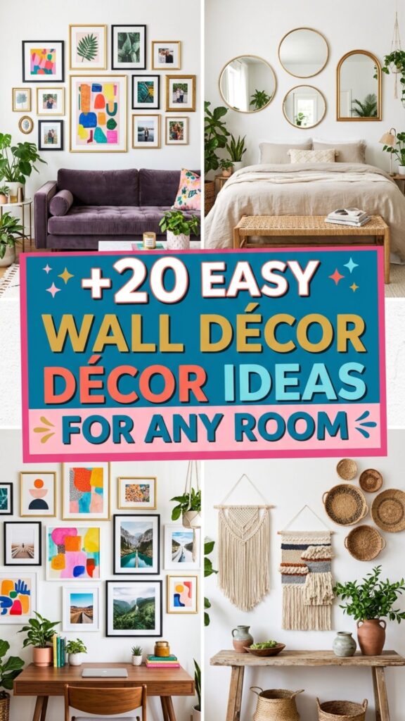 1. 20 Easy Wall Décor Ideas to Refresh Any Room