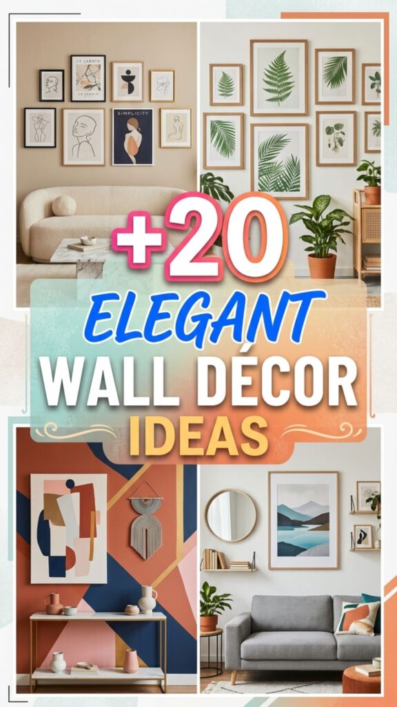 1. 20 Elegant Wall Décor Ideas to Make Your Home Look Luxurious