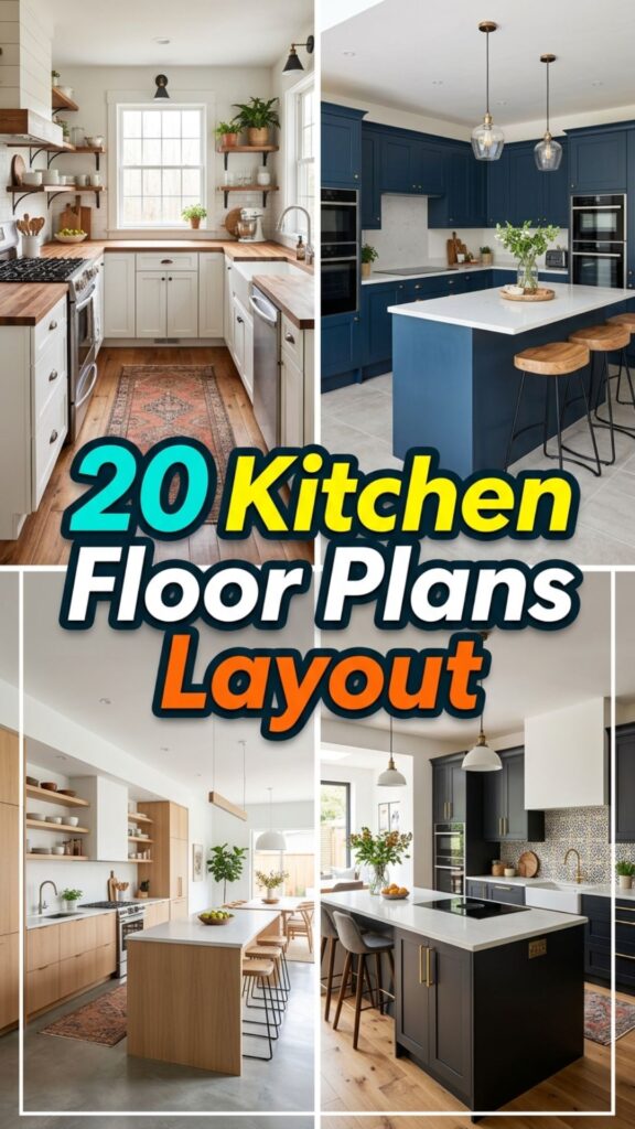 1. 20 Kitchen Floor Plans Layout Ideas That Maximize Space