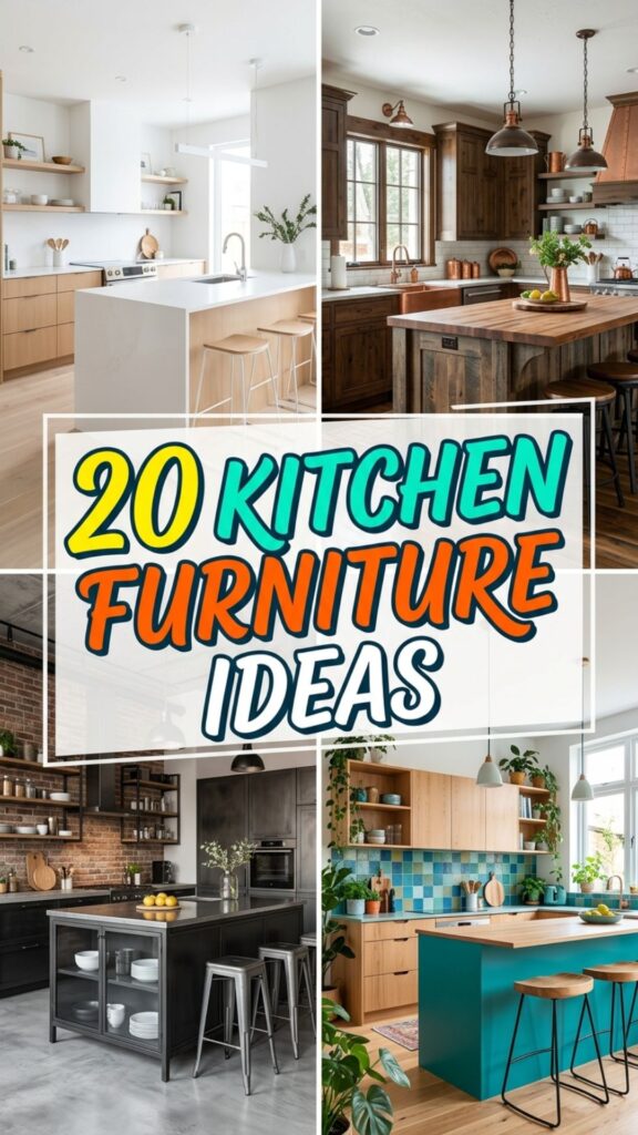 1. 20 Kitchen Furniture Ideas to Make Your Space More Stylish