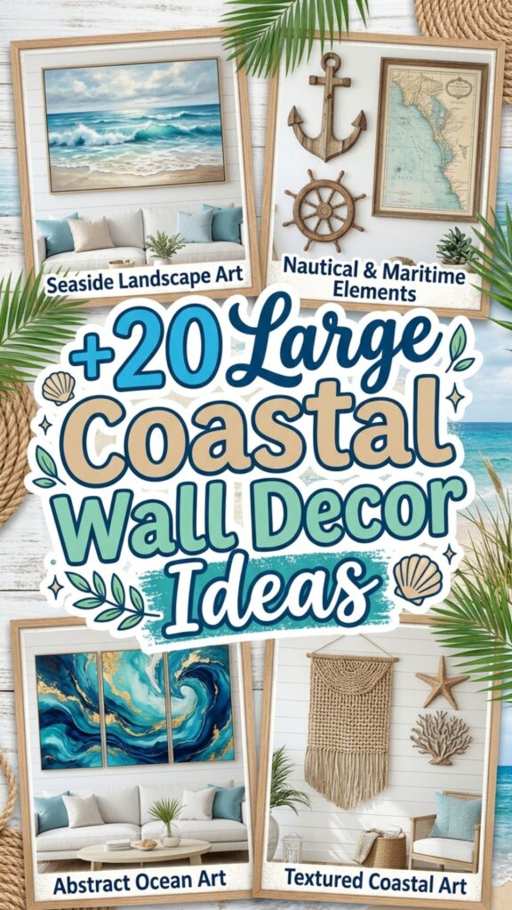 1. 20 Large Coastal Wall Decor Ideas for a Breezy Home