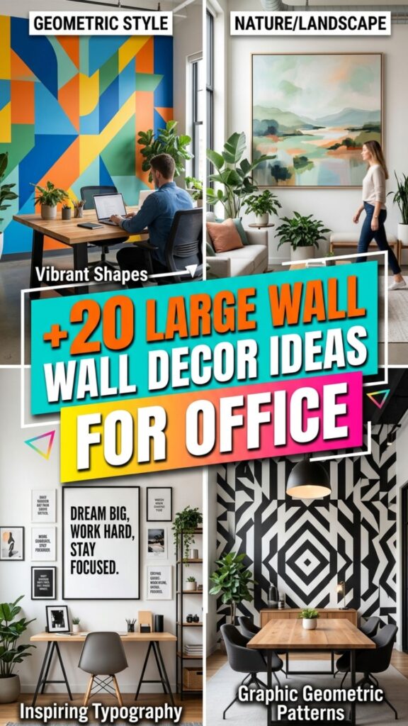 1. 20 Large Wall Decor Ideas Office Teams Will Actually Love