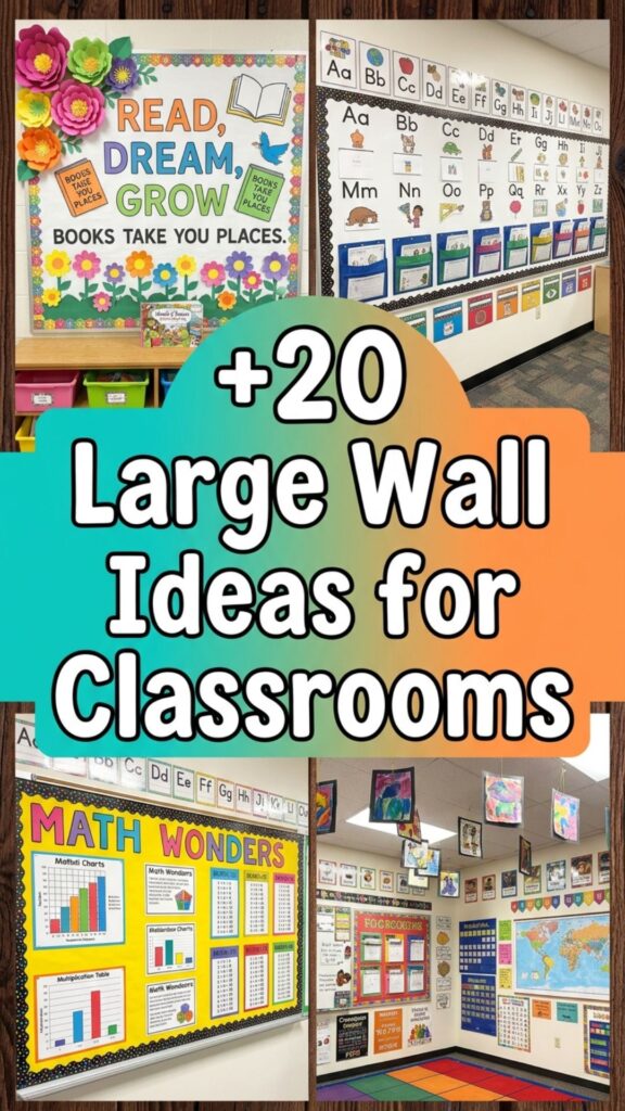 1. 20 Large Wall Decor Ideas for Classrooms That Inspire Learning