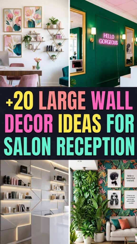 1. 20 Large Wall Decor Ideas for Salon Reception Walls